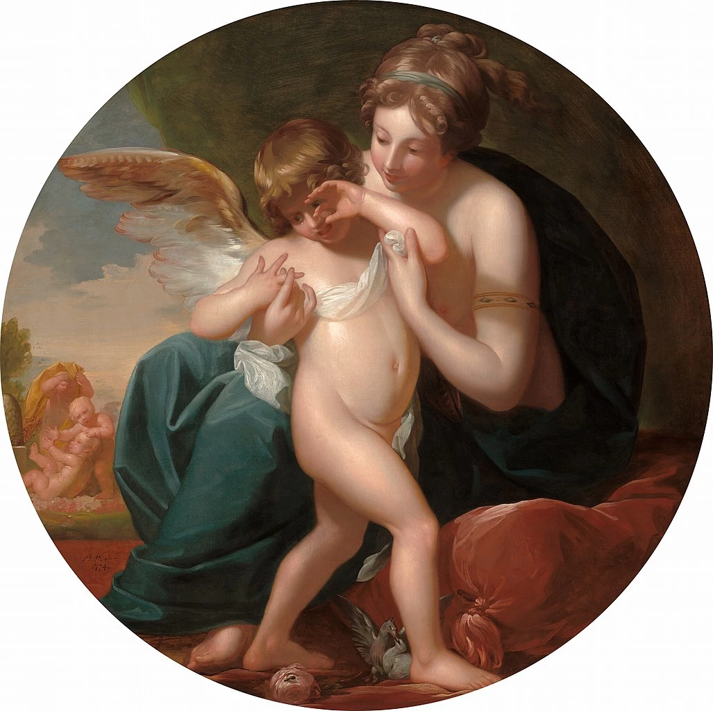 Cupido, punto da un'ape, è amato dalla madre - Corcoran Gallery of Art, Washington